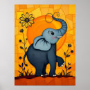 Buscar elefante floral posters Caprichoso