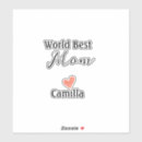 Buscar el día de madre pegatinas Mejor mamá del mundo