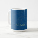 Buscar líneas azules tazas Elegante