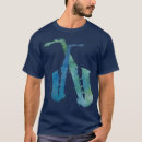 Buscar saxofón camisetas Azul