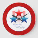 Buscar gloria relojes de pared Patriotismo