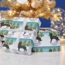 Buscar pastor alemán papel de regalo Navidades