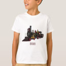 Buscar locomotoras de vapor camisetas Para niños