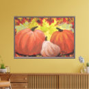 Buscar calabazas de otoño lienzos Hojas
