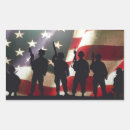 Buscar militar rectangulares pegatinas Veterano