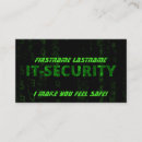 Buscar seguridad informática tarjetas de visita Protección de datos