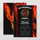 Buscar llamas 11x16 invitaciones Bomberos