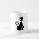 Buscar silueta del gato tazas 9 º gata