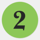 Buscar número 2 pegatinas Dos