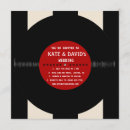 Buscar discos de vinilo invitaciones Vintage