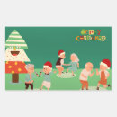 Buscar de navidad rectangulares pegatinas Diversión