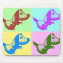 Buscar perro del dibujo animado alfombrillas de raton Animal