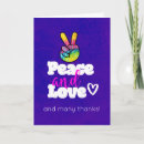 Buscar arte hippie tarjetas Paz y amor