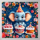 Buscar elefante feliz posters Para niños