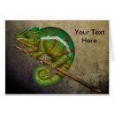 Buscar camaleón tarjetas Verde