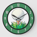 Buscar golf relojes de pared Bola