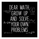 Buscar amante de las matemáticas posters Divertido
