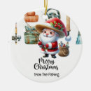 Buscar pesca adornos Santa