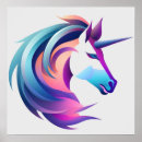 Buscar cabeza de caballo posters Unicornio