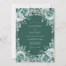 Buscar teal invitaciones Floral