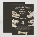 Buscar fósil invitaciones Chico