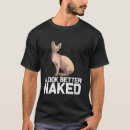Buscar gatos sphynx camisetas 9 º gata