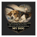 Buscar dueño del perro posters Amante de perros