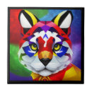 Buscar arte abstracto del gato azulejos Mosaico