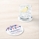 Buscar rojo y blanco posavasos Invitados