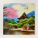 Buscar flor de cerezo japonesa puzzles Primavera