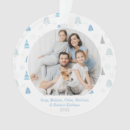 Buscar religión adornos Azul