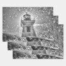 Buscar faro papel de regalo Océano