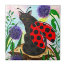 Buscar mariquita posavasos Rojo