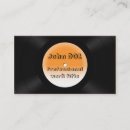 Buscar vinilo tarjetas de visita Vintage