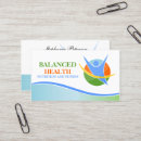 Buscar coche la nutrición de tarjetas de visita Salud