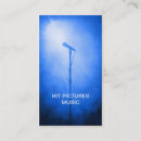 Buscar vocalistas tarjetas de visita General y unisex