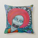 Buscar dia de los muertos cojines Azul