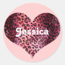 Buscar leopardo rosado pegatinas Chica