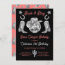 Buscar cowgirl boots invitaciones Rosa