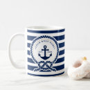 Buscar rayas azul marino tazas General y unisex