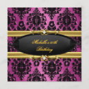 Buscar damasco dorado invitaciones Damask