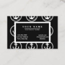 Buscar ancla negra tarjetas de visita Náutico