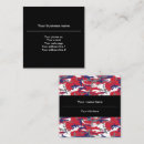 Buscar azul blanco rojo tarjetas de visita Para él