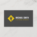 Buscar enchufe tarjetas de visita Eléctrico