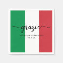 Buscar bandera italiana servilletas Italiano