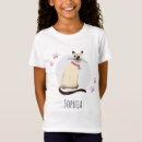 Buscar gato del kawaii camisetas Chica