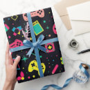 Buscar videojuego papel de regalo Cumpleaños
