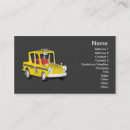 Buscar taxi tarjetas de visita Transporte