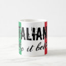 Buscar bandera italiana tazas Divertido