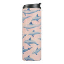 Buscar delfín de la acuarela tazas Vida marina